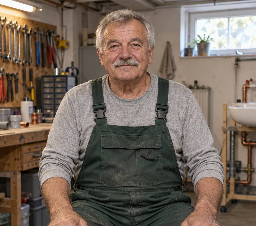 Meister Mertens, die Figur aus dem YouTube-Kanal